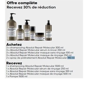 OFFRE DE LANCEMENT ABSOLUTE MOLECULAIRE COMPLETE